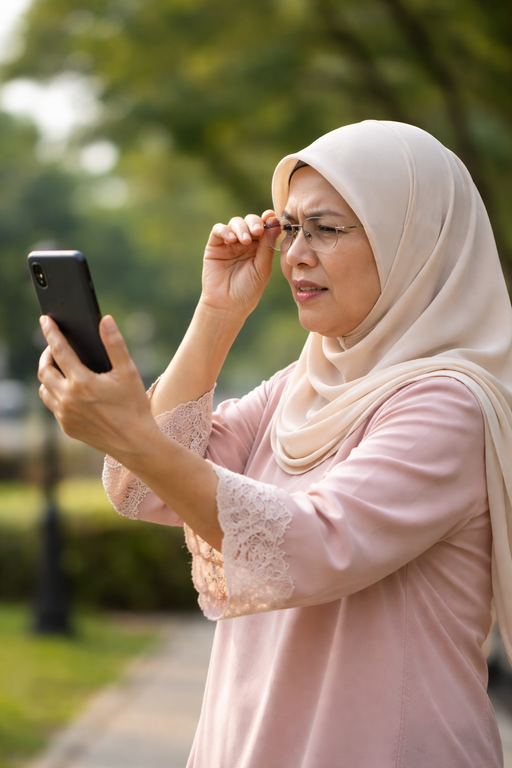 Lelaki sakit kepala di depan komputer